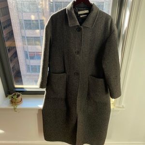 Long grey coat